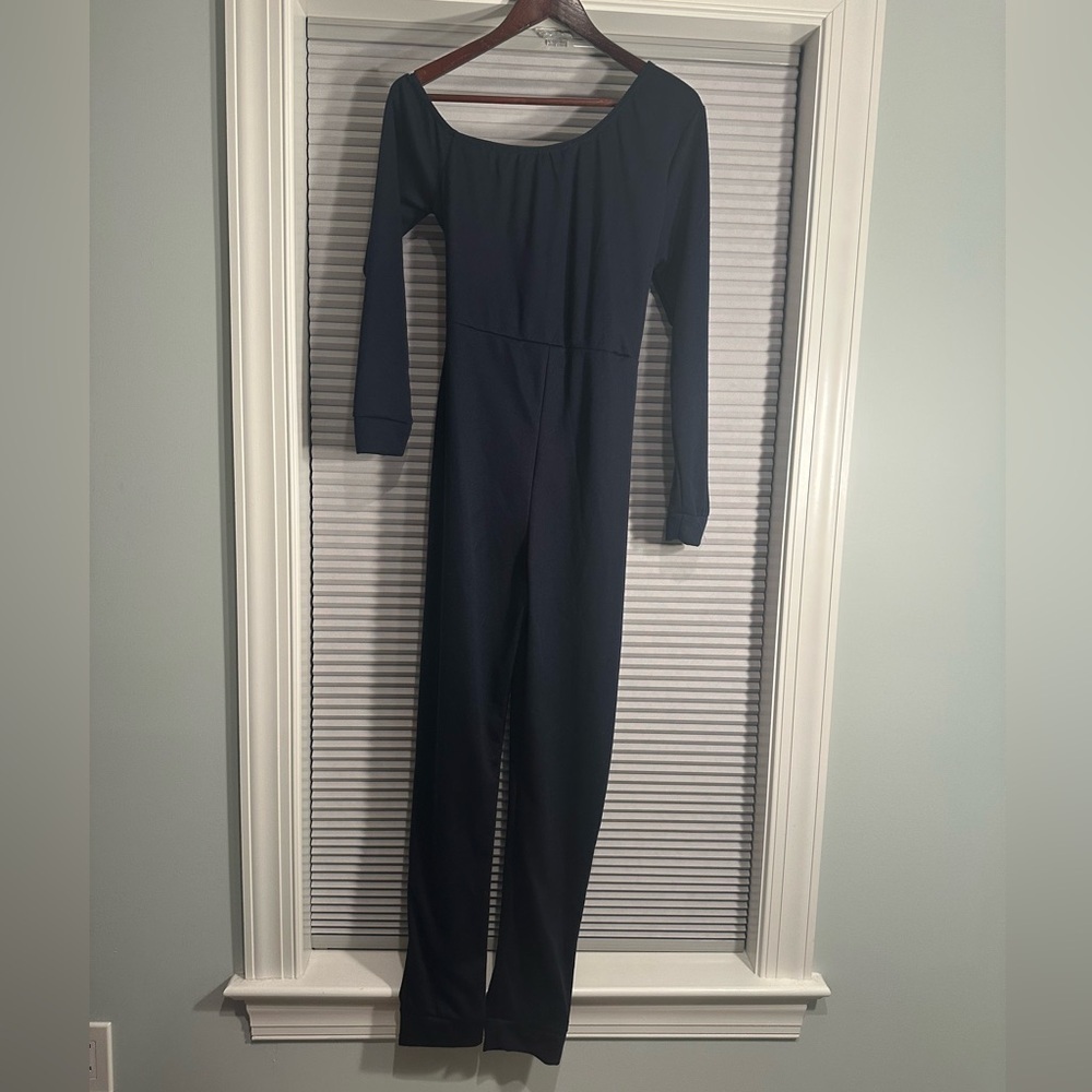 NWT Pretty Little Thing navy jumpsuit - Picture 4 of 5